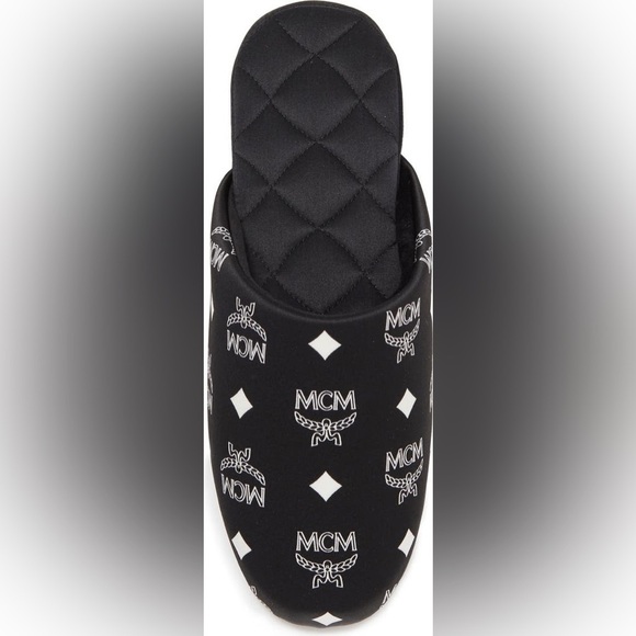 ONE DAY SALE!!! MCM Monogram silk slides Slipper NWB - Picture 4 of 6